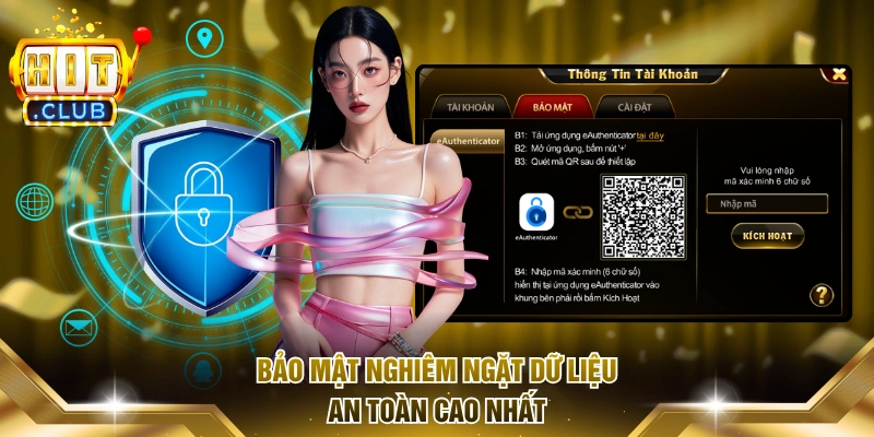 Bảo mật nghiêm ngặt dữ liệu an toàn cao nhất