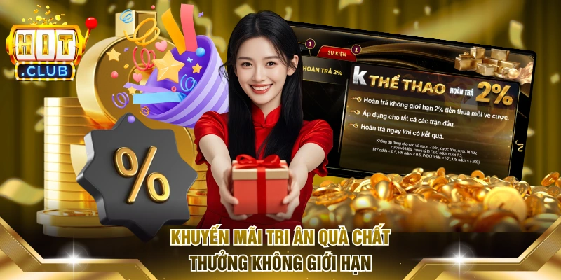 Khuyến mãi tri ân quà chất thưởng không giới hạn